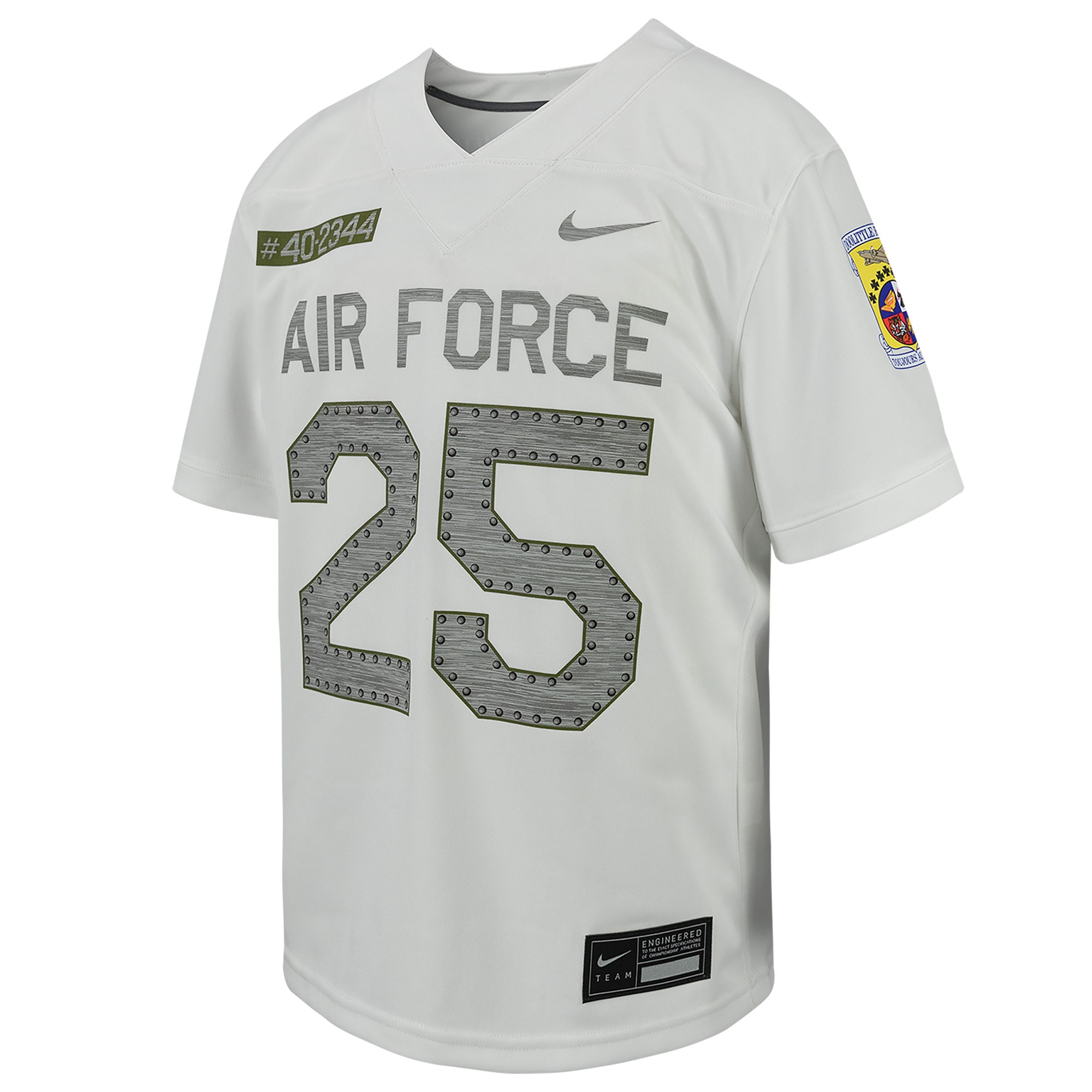 # Air Force Falcons Youth Football Game Jersey - White