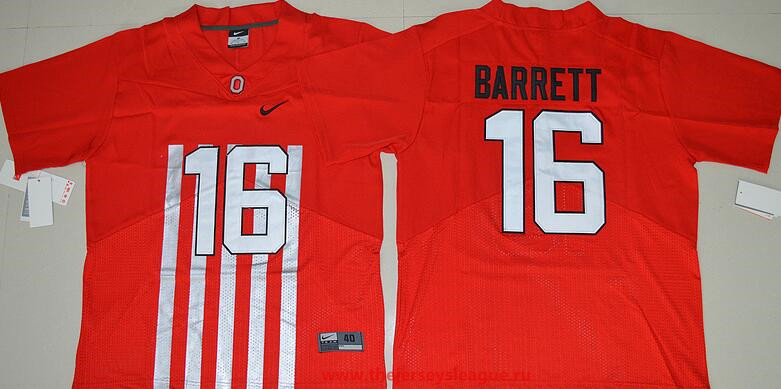 Men's Ohio St Buckeyes Red 2016 replica None #16 durabl Jersey