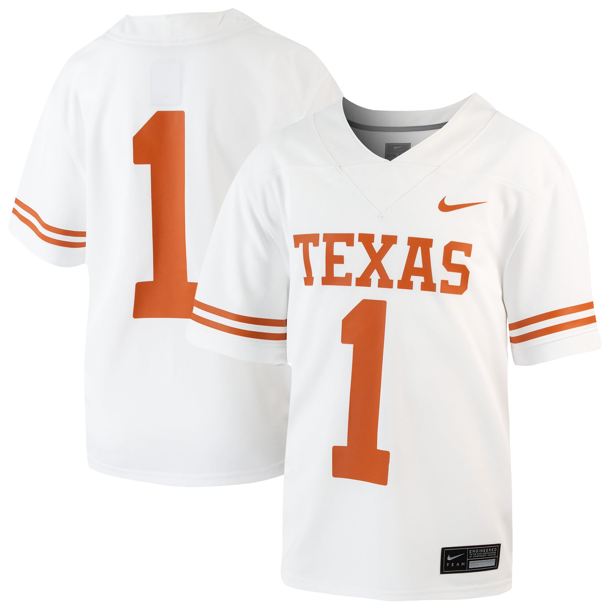 Toddler White Texas Longhorns Football Jersey