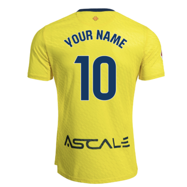 Professional-Grade 2025-2026 Villarreal Home Shirt (Your Name)