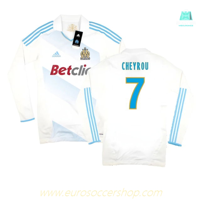 Marseille 2011-12 Player Spec Long Sleeve Home Shirt ((Excellent) L) (Cheyrou 7)