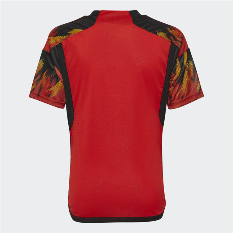 World Cup 2022 Belgium Home RedBlack Soccer Shirt Soccer Jersey -