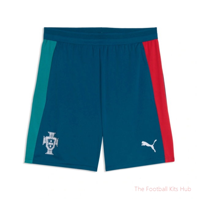 [LK] 2026/27 Portugal Training Shorts with pockets (Ocean Tropic)