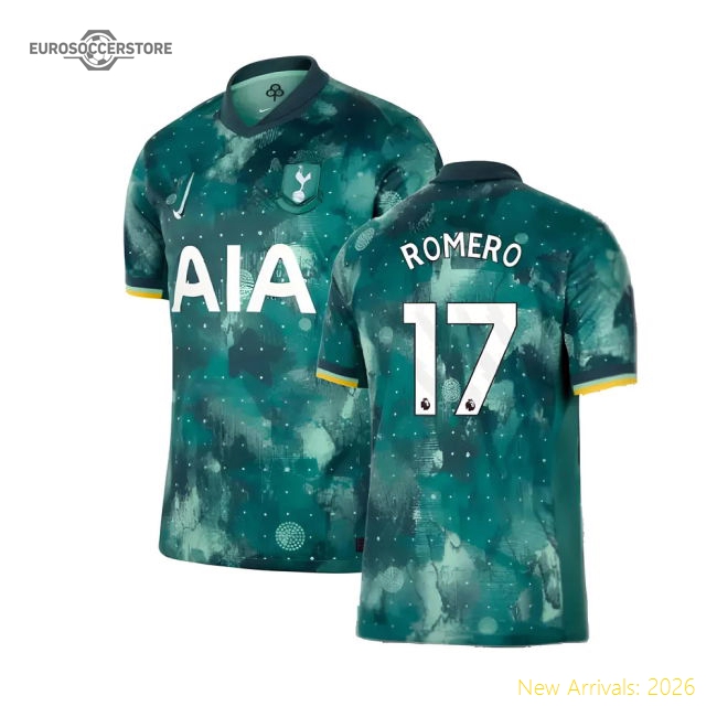 Official 2024-2025 Tottenham Hotspur Third Shirt (romero 17)