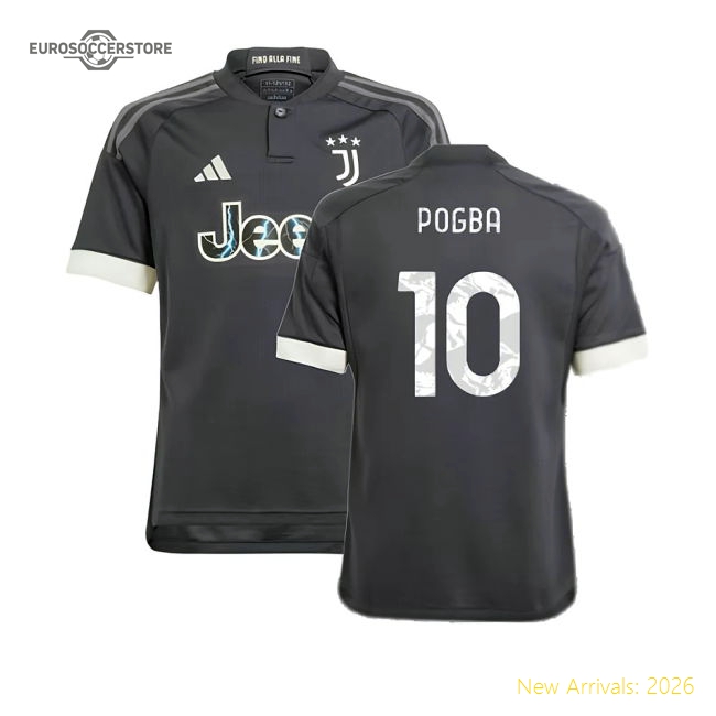 Juventus Children 2023 Third Jersey Shirt Football Fan Match Day Essential