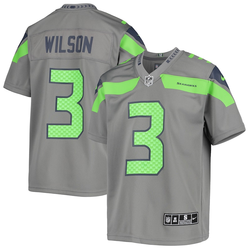 None Russell Wilson SEA Seahawks Premium Team Spirit Wear Game Day Wea