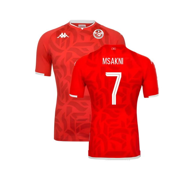 Msakni 7 Player Issue Style Tunisia Home Pro Shirt 2021-2022