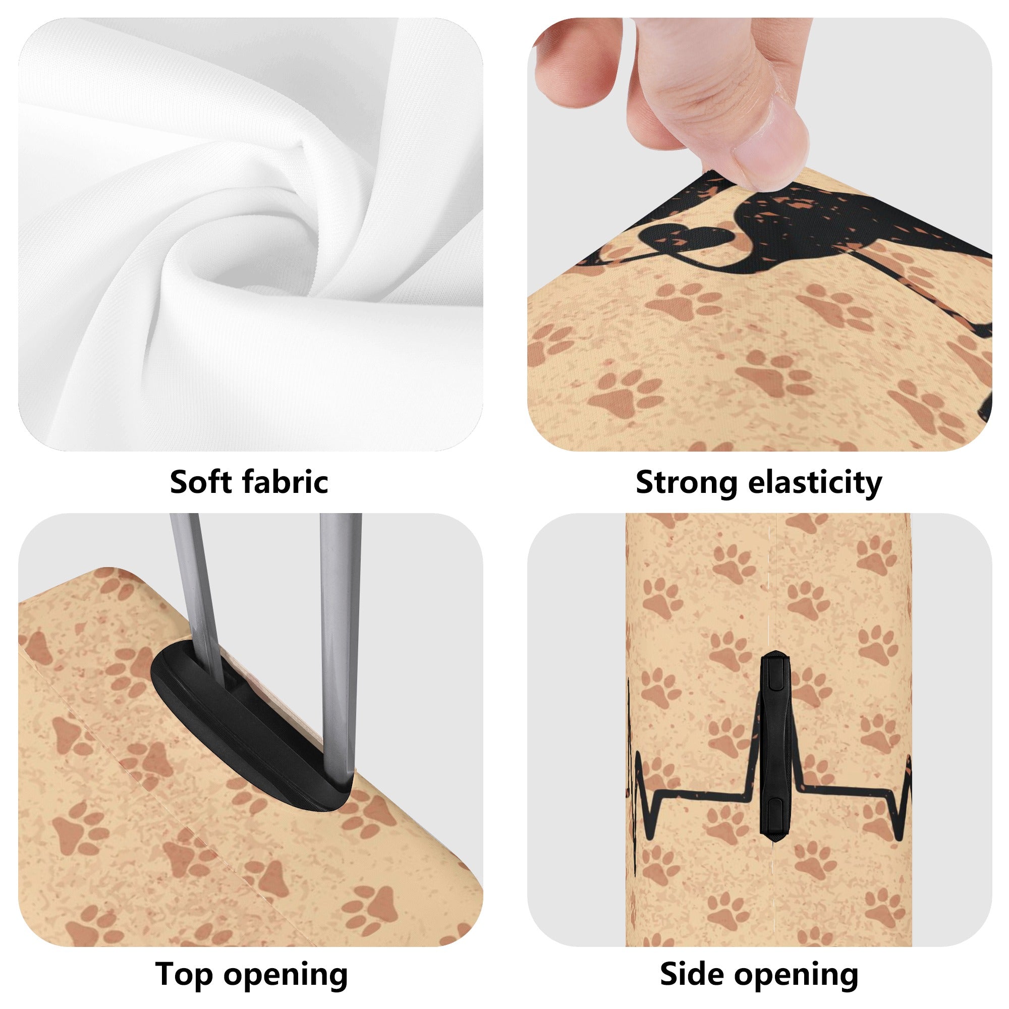 Bentley - Luggage Cover for Boston Terrier lovers