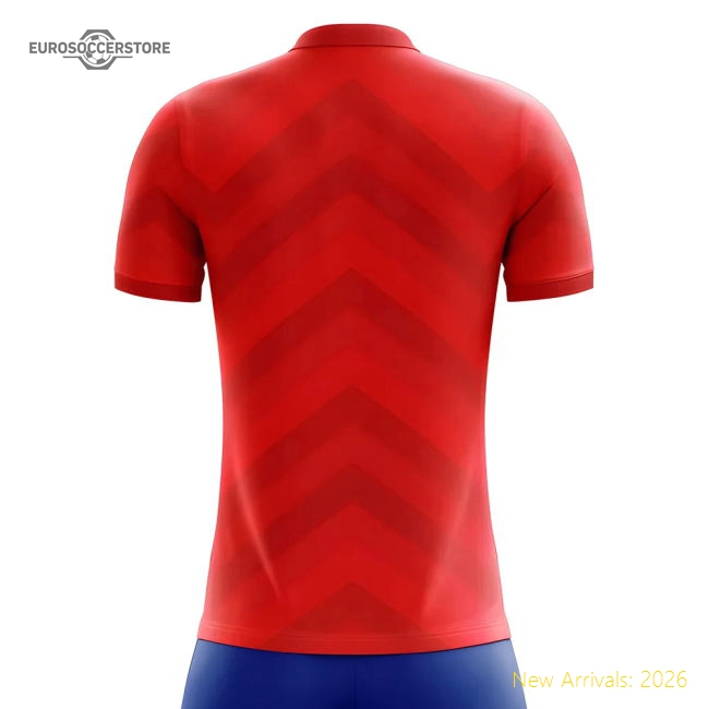 Costa Rica Home Concept Football Kit 2025-2026 Fan Edition Jersey