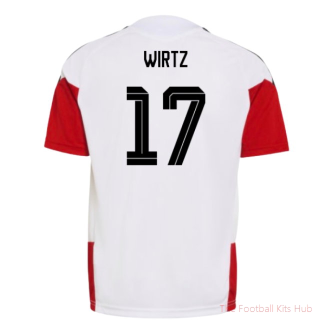 2026-2027 Germany Training Jersey (White) - Kids (Wirtz 17)