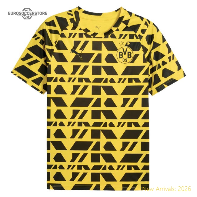 Club Teams,Borussia Dortmund 2025-2026 Borussia Warm Up Shirt For