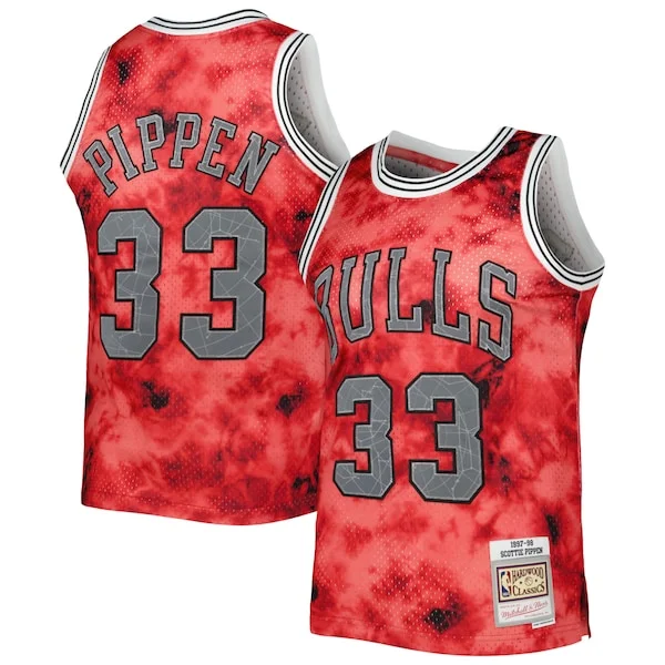 Scottie Pippen CHI Swingman Jersey - contemporary Basketball - Red