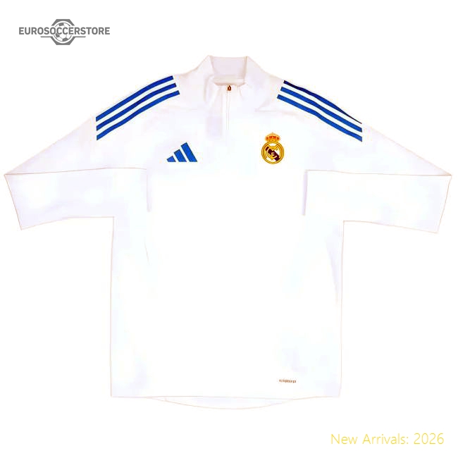 Performance 2025-2026 Real Madrid Eu Training Top (White)