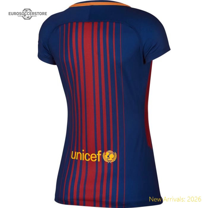 Iconic Design Women Bar Fc Barcelona Home Home Premium Jersey 2017