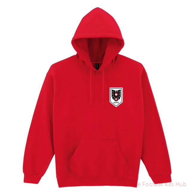 Men Austria National Team Hoodie (Red)