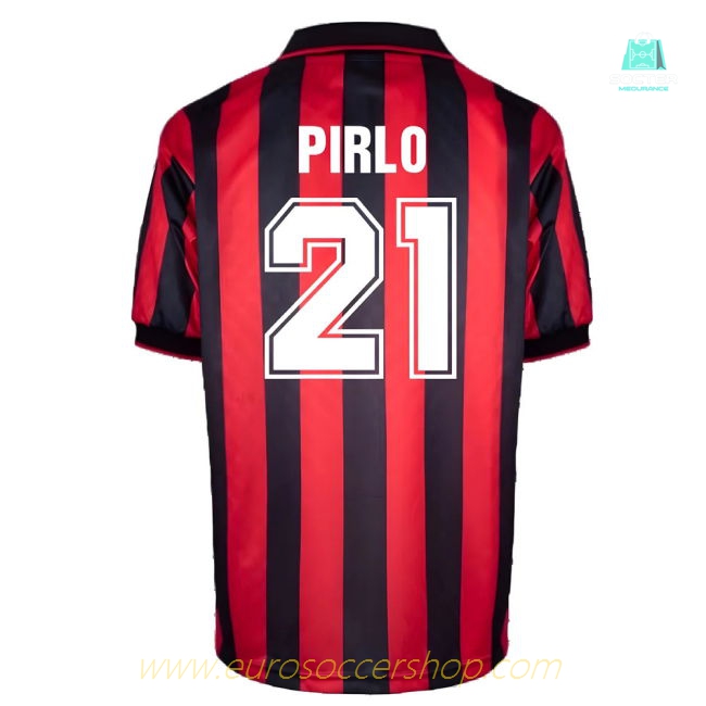 AC Milan 1996 Home Retro Shirt (PIRLO 21)