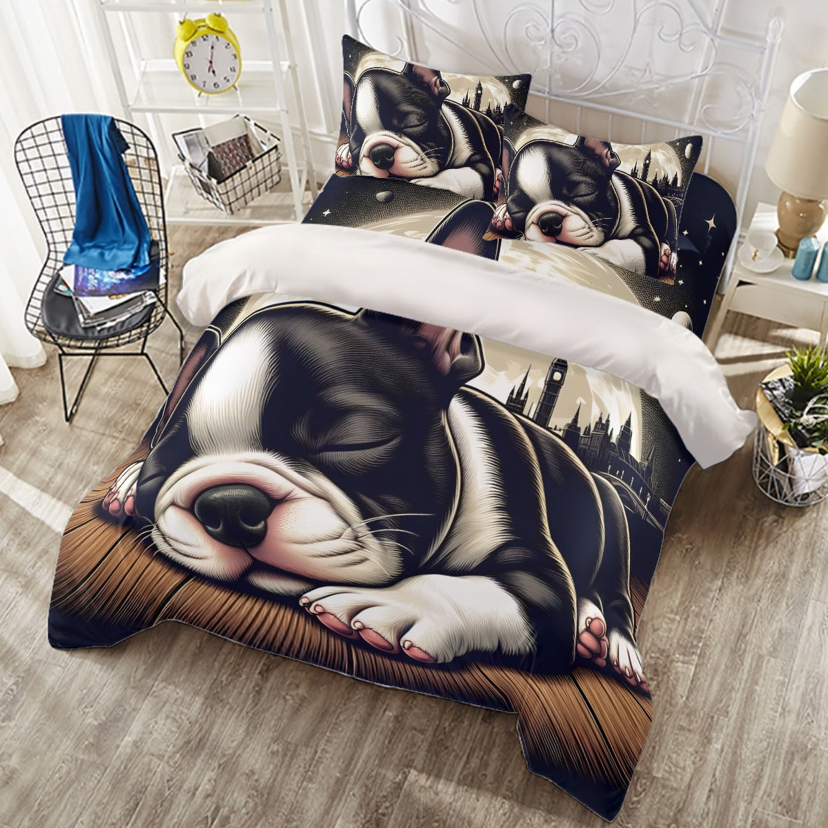 Ivy - Duvet Cover Set for Boston Terrier lovers