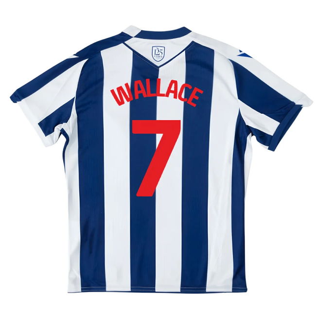 2025-2026 West Brom WBA Home Shirt - Kids (Wallace 7) | Classic Style