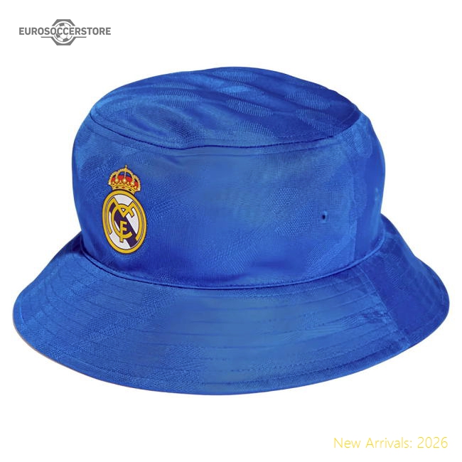 Top-Quality Premium 2025-2026 Real Madrid Bucket Hat (Blue)