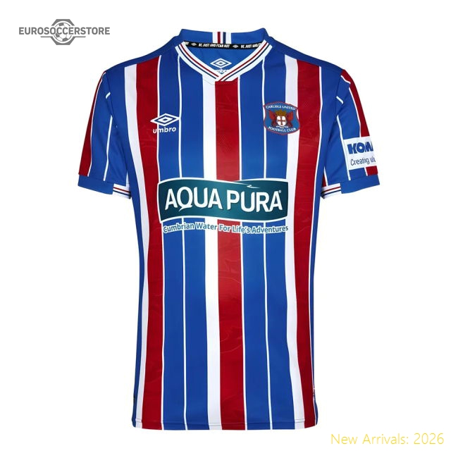 High-quality 2025-2026 Carlisle United Home Shirt (kids)