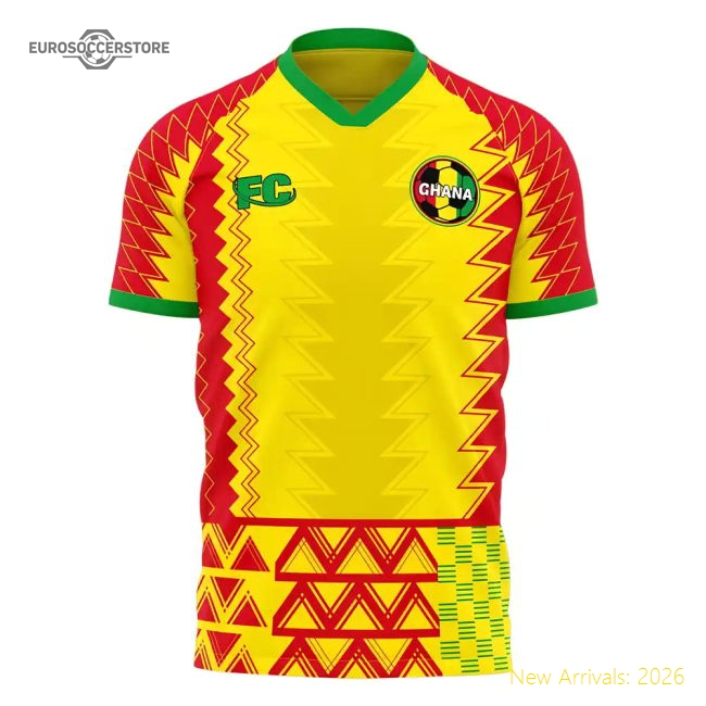 Ghana National Team 2022-2023 Home Concept Football Kit (fans Cultu