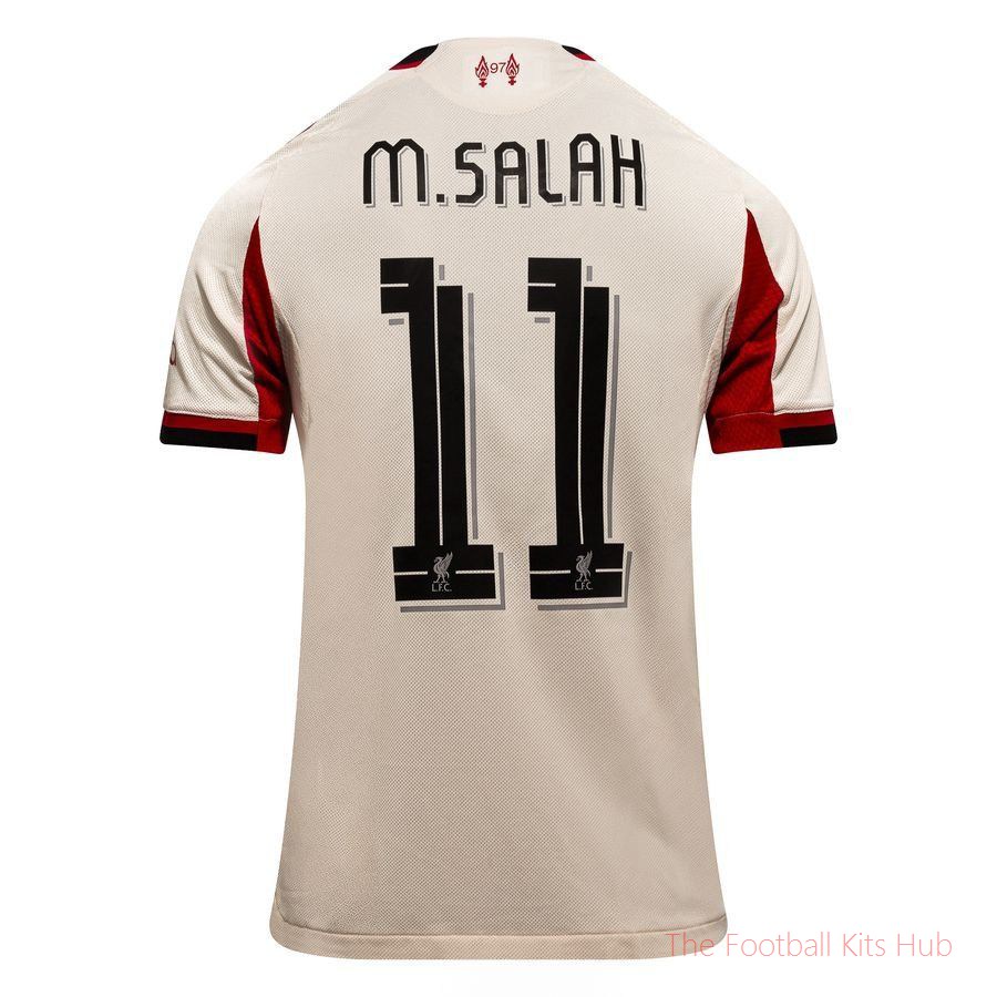 Liverpool Away Shirt 2025/26 Champions League M.SALAH 11 Kids