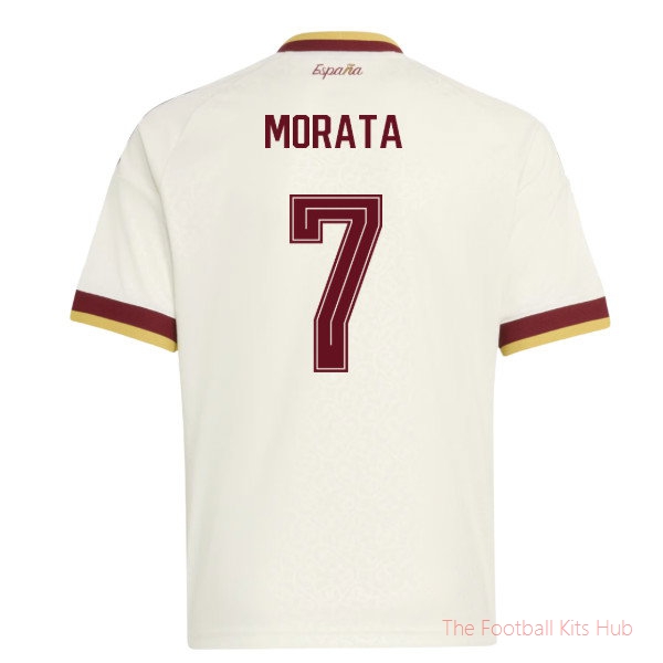 2026-2027 Spain Away Shirt (Kids) (Morata 7)