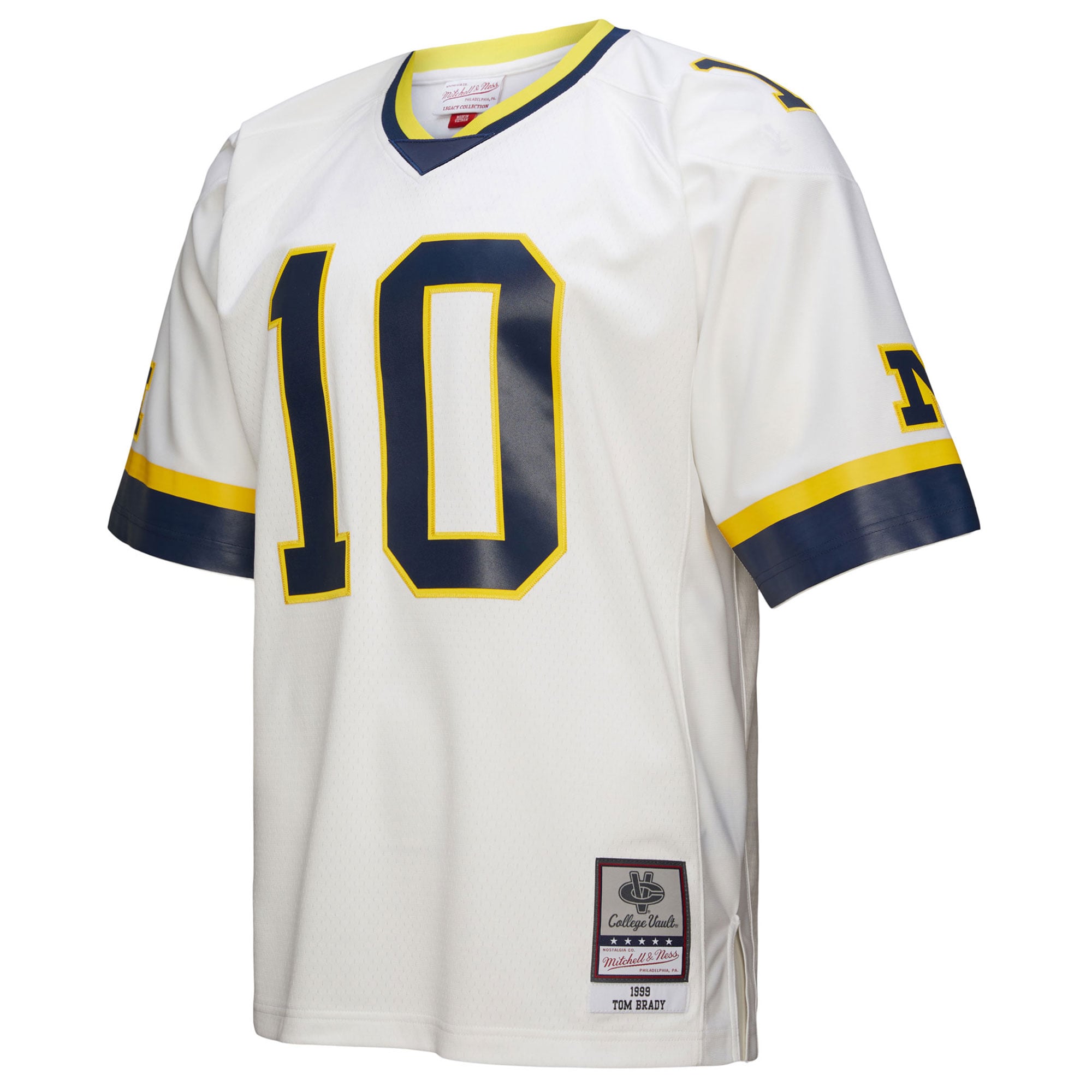 [DDG] Tom Brady Michigan Wolverines 1999 Legacy Jersey - White