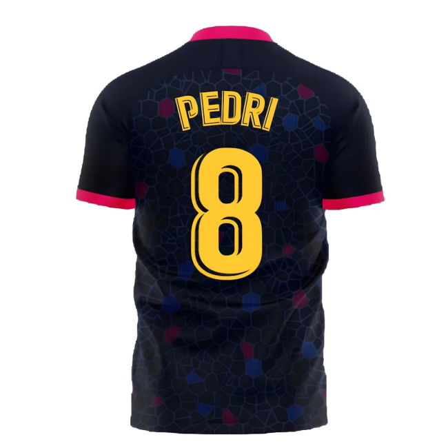 Catalonia 2025-2026 Away Concept Football Kit (Libero) (PEDRI 8)