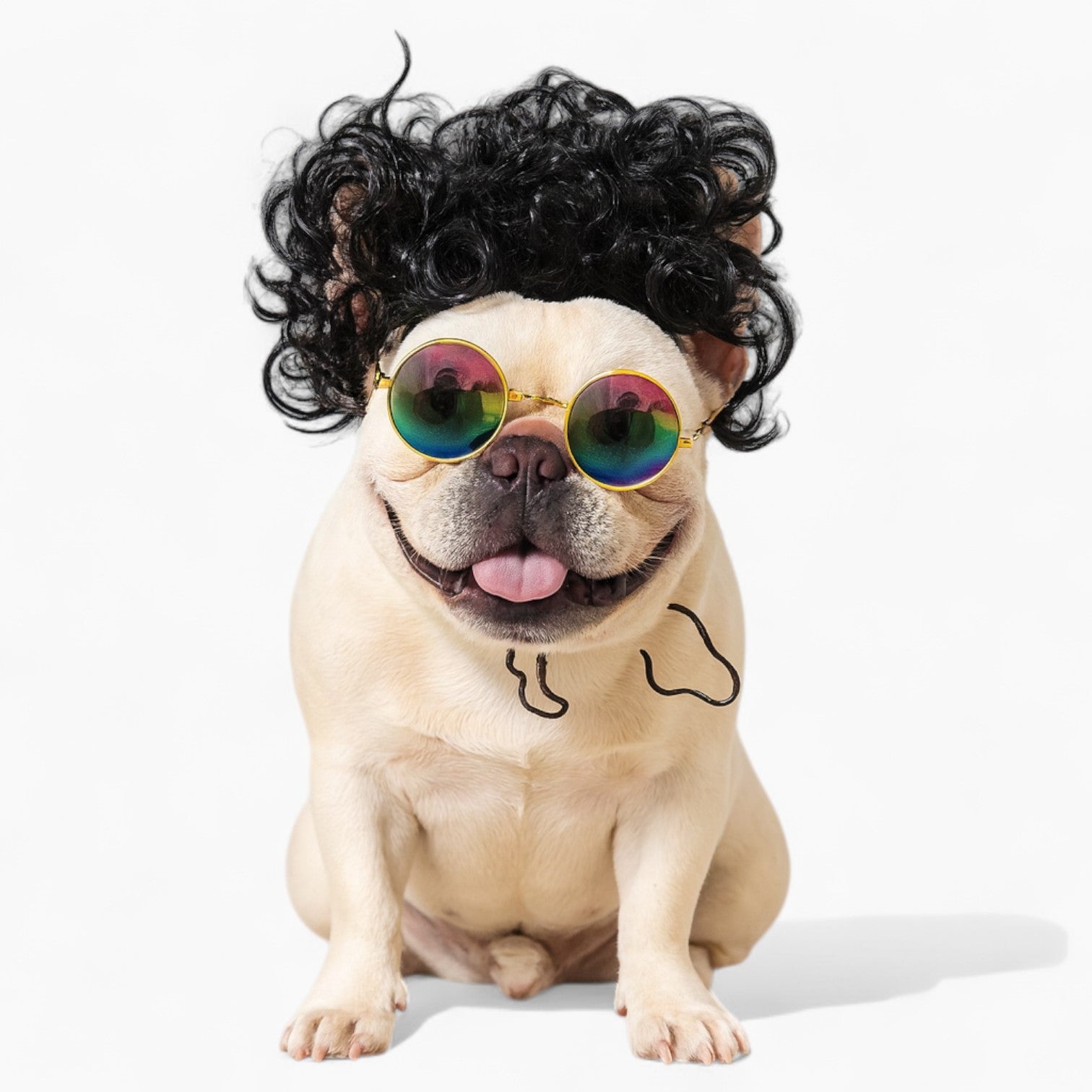 High-Quality Furify Frenchie Wig – Funny Halloween Cosplay Hair Hat C...