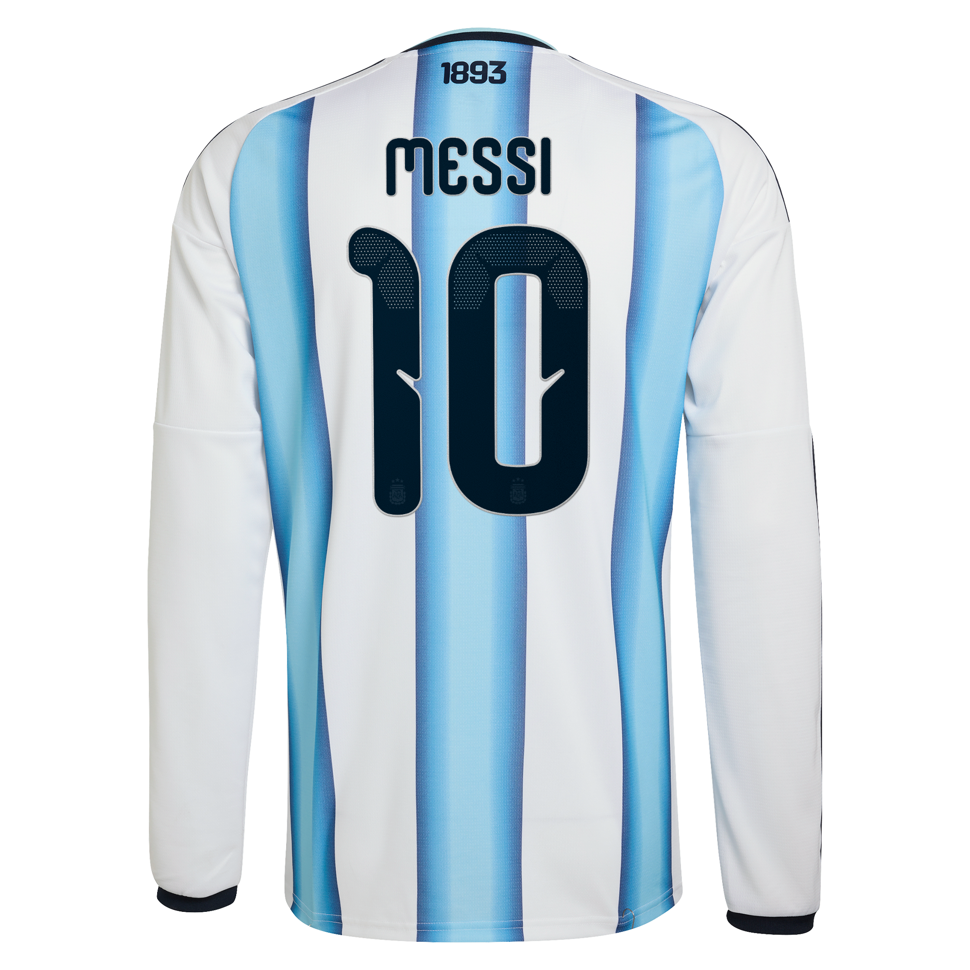 [SJH] Lionel Messi #10 Argentina National Team 2026 Home Replica Long Sleeve Jersey - White