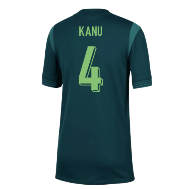 Exclusive Womens Football Team Kanu Jersey 2025-2026 Flexible