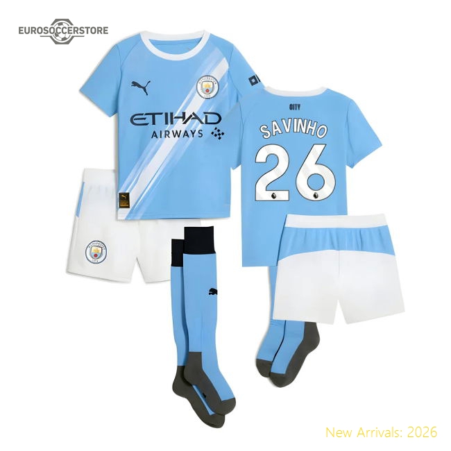 Manchester City 2024-25 Home Fan Version For Adults (Savinho