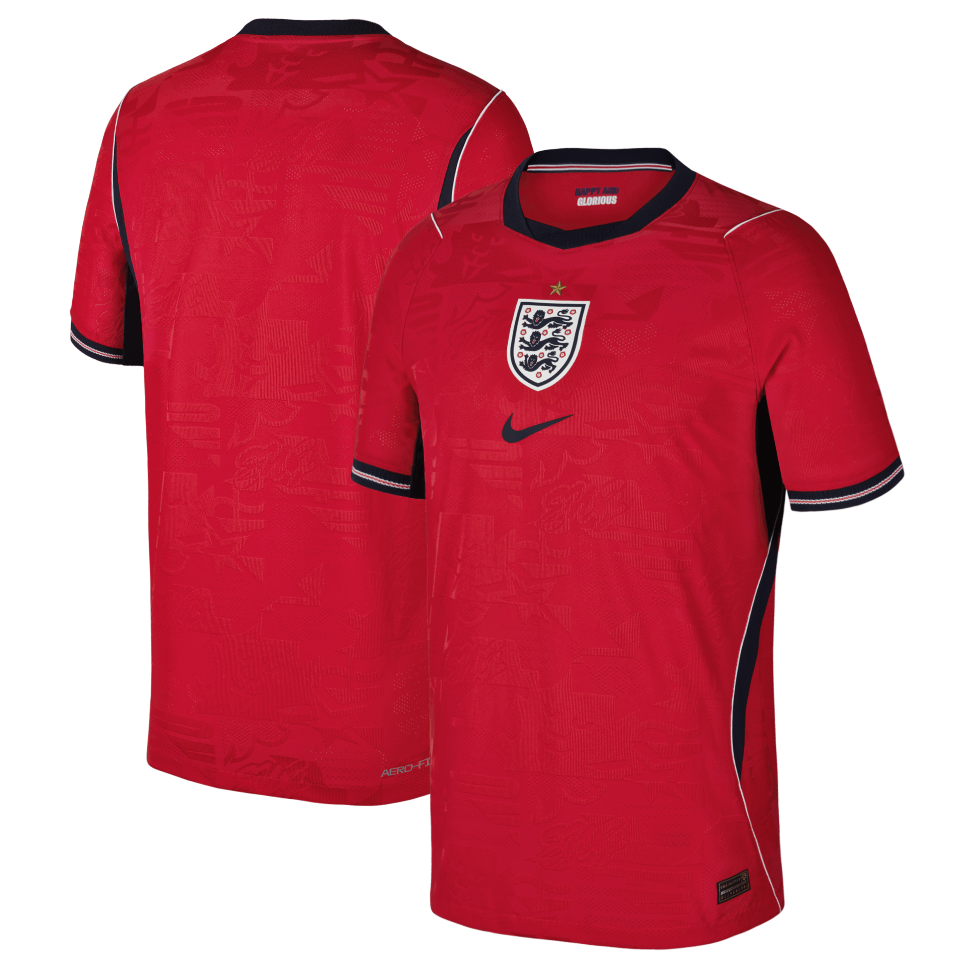 [LK] Women's England National Team 2026 Away Match Authentic Jersey - Red