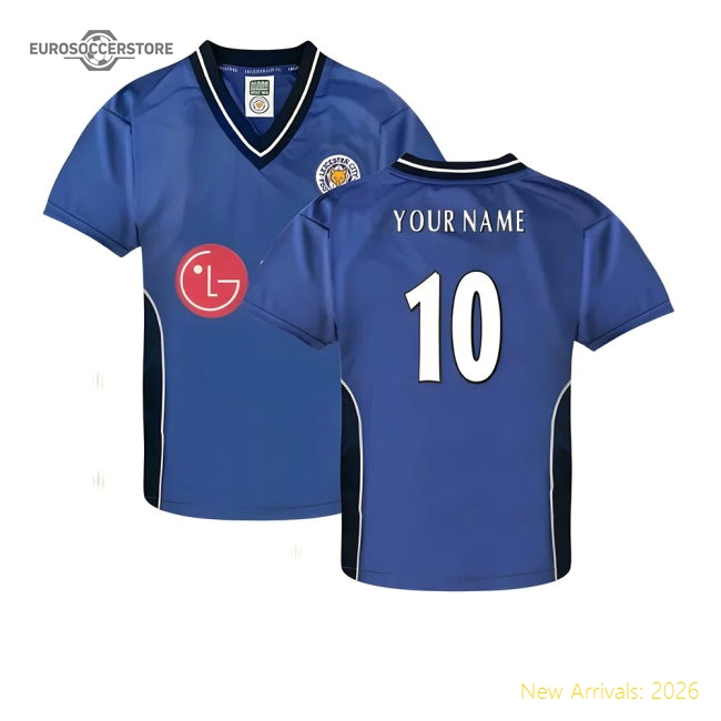 Official Leicester City 2002 Home Retro Shirt (your Name) - Premium