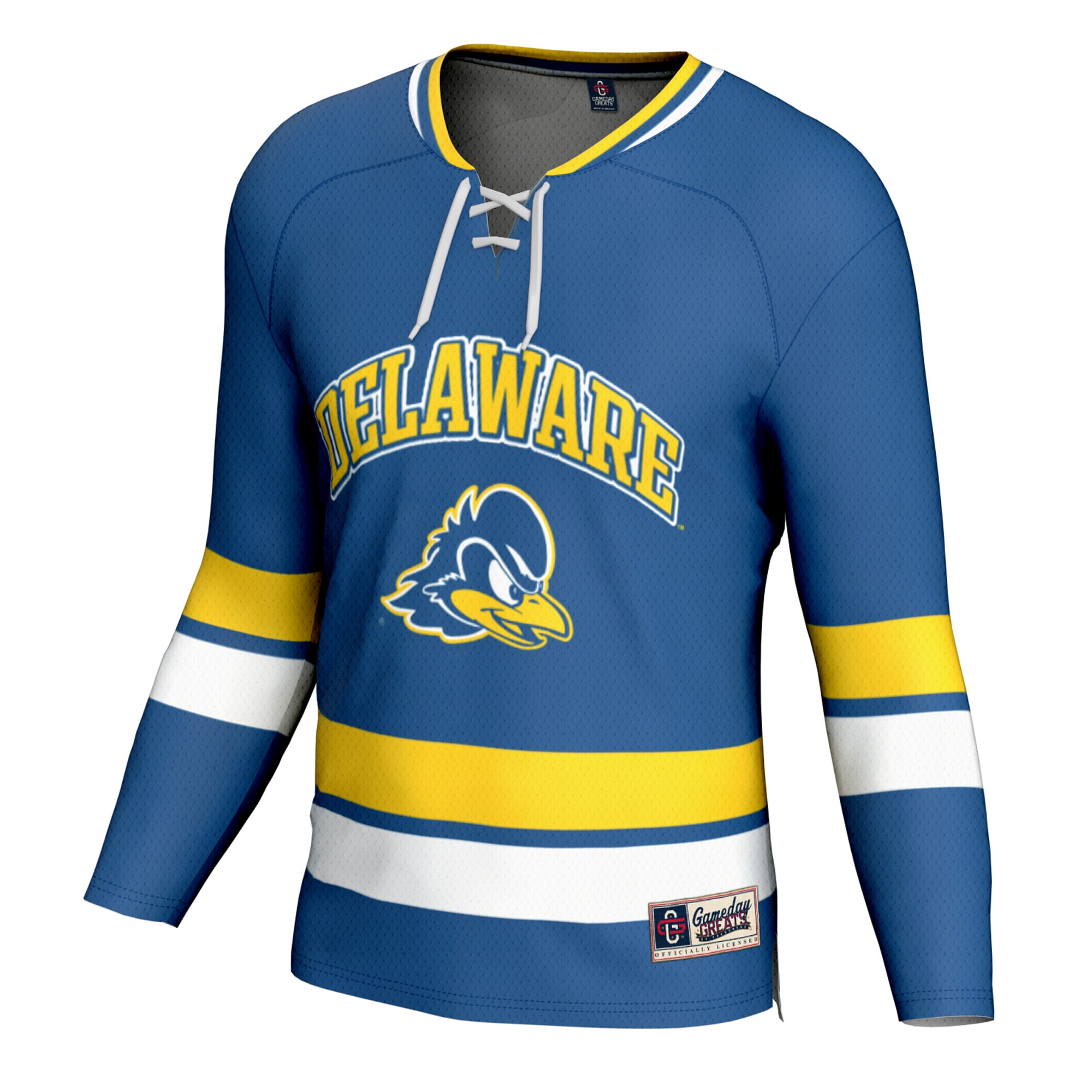 [NJP] Delaware Fightin' Blue Hens GameDay Greats Youth Spirit Hockey Jersey - Royal