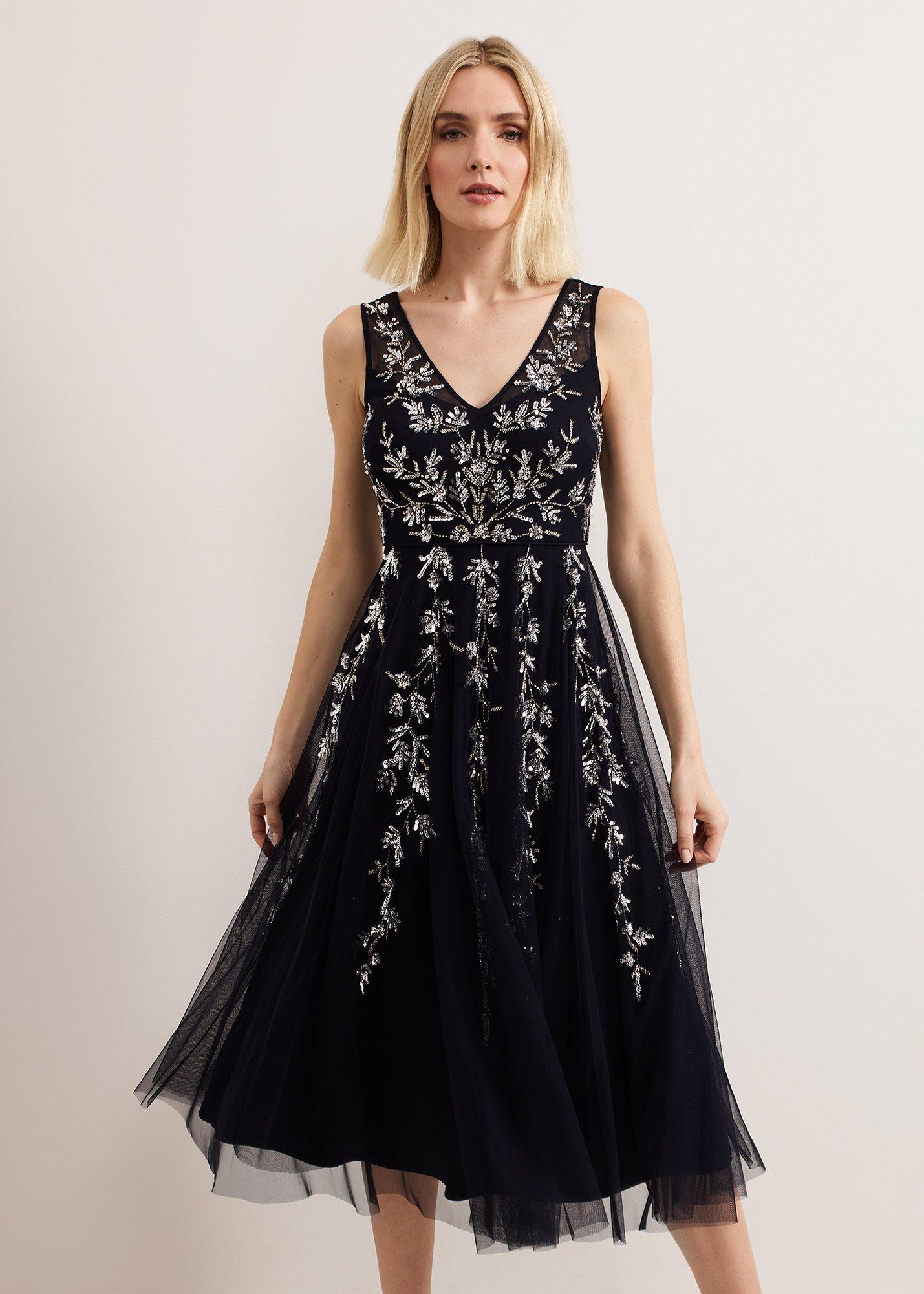 Marissa Beaded Midi Dress