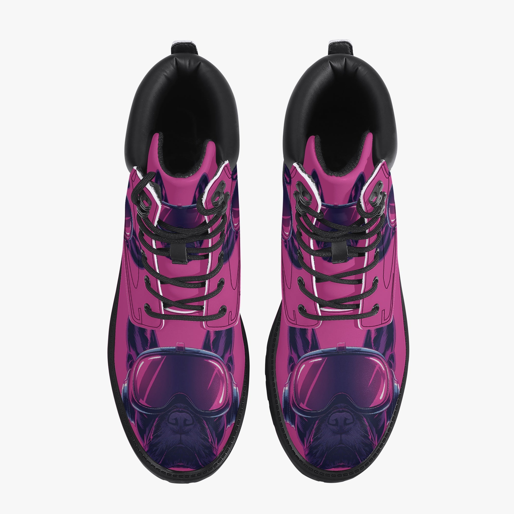 French Bulldog Lover Fletcher Casual Leather Boot Perfect Gift Idea