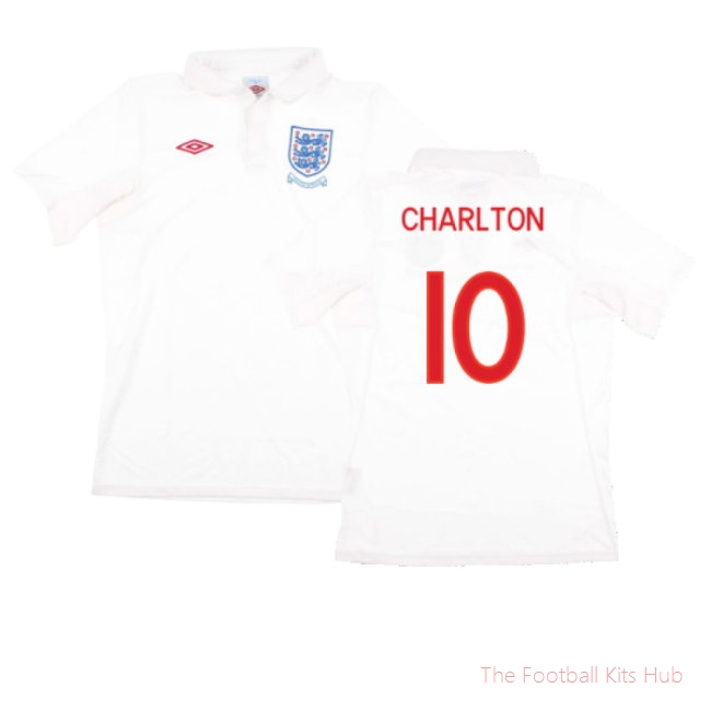 England 2009-10 Home Shirt (With South Africa Badge Detail) (XL) (Mint) (Charlton 10)
