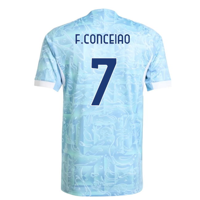 Durable Material Juve Juventus Authentic Away Shirt F Conceiao #7 ...
