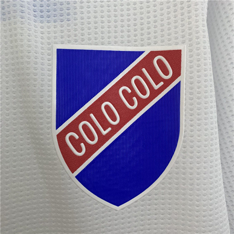 2526 Colo-Colo 100th Anniversary White Polo Shirt - Official Replica