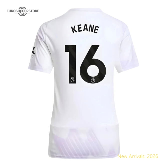 Premium Man Utd Womens Keane Jersey 2025-2026 Breathable