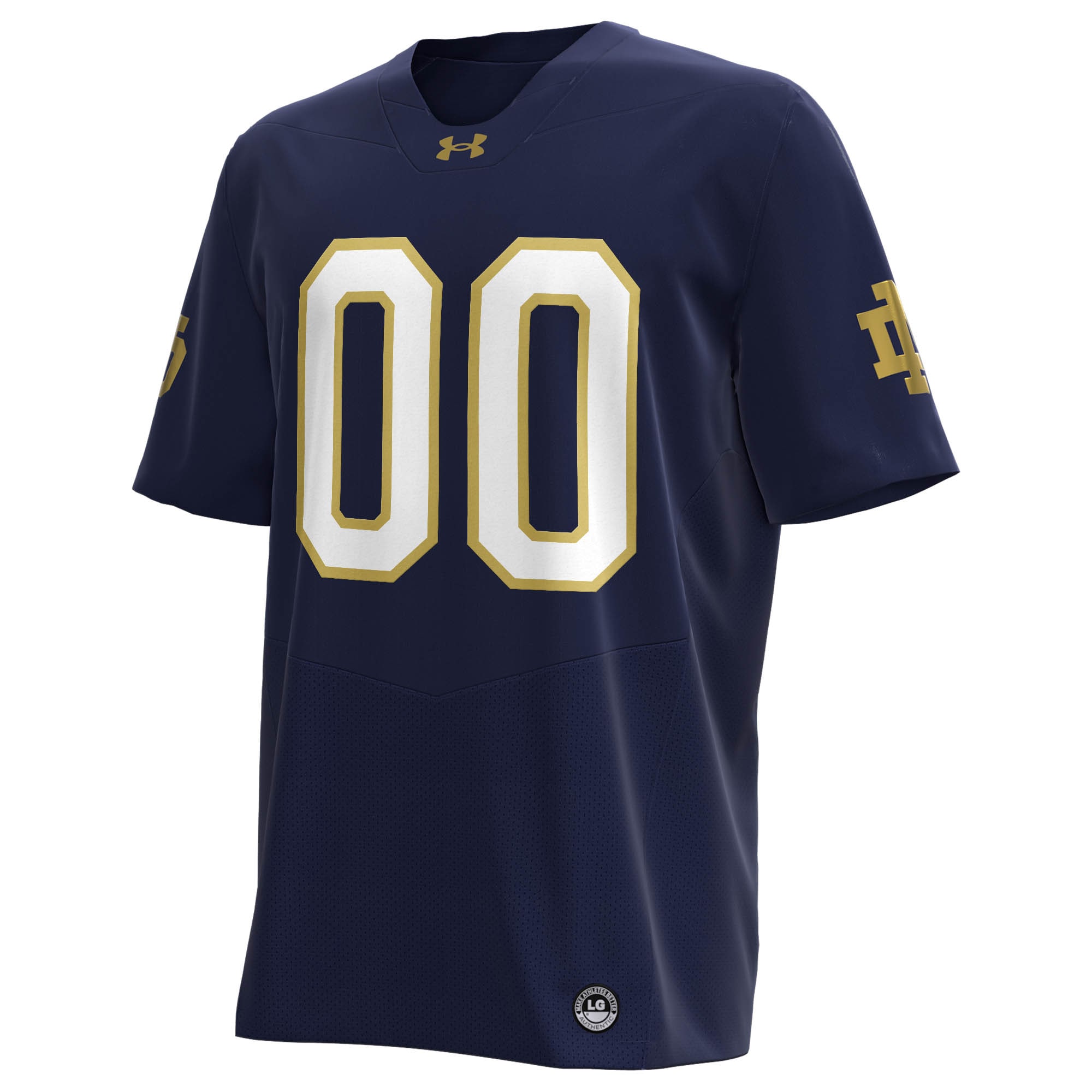 [DDG] Notre Dame Fighting Irish Custom Replica Football Jersey - Navy