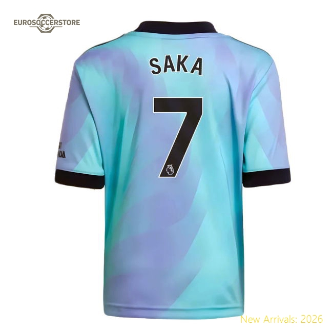 Arsenal Mini Saka Child-friendly Jersey Aeroready Lightweight