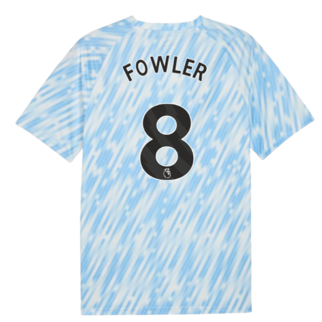 Man City 2025-2026 Jersey (Silver Sky) (Fowler 8) (Silver Sky)
