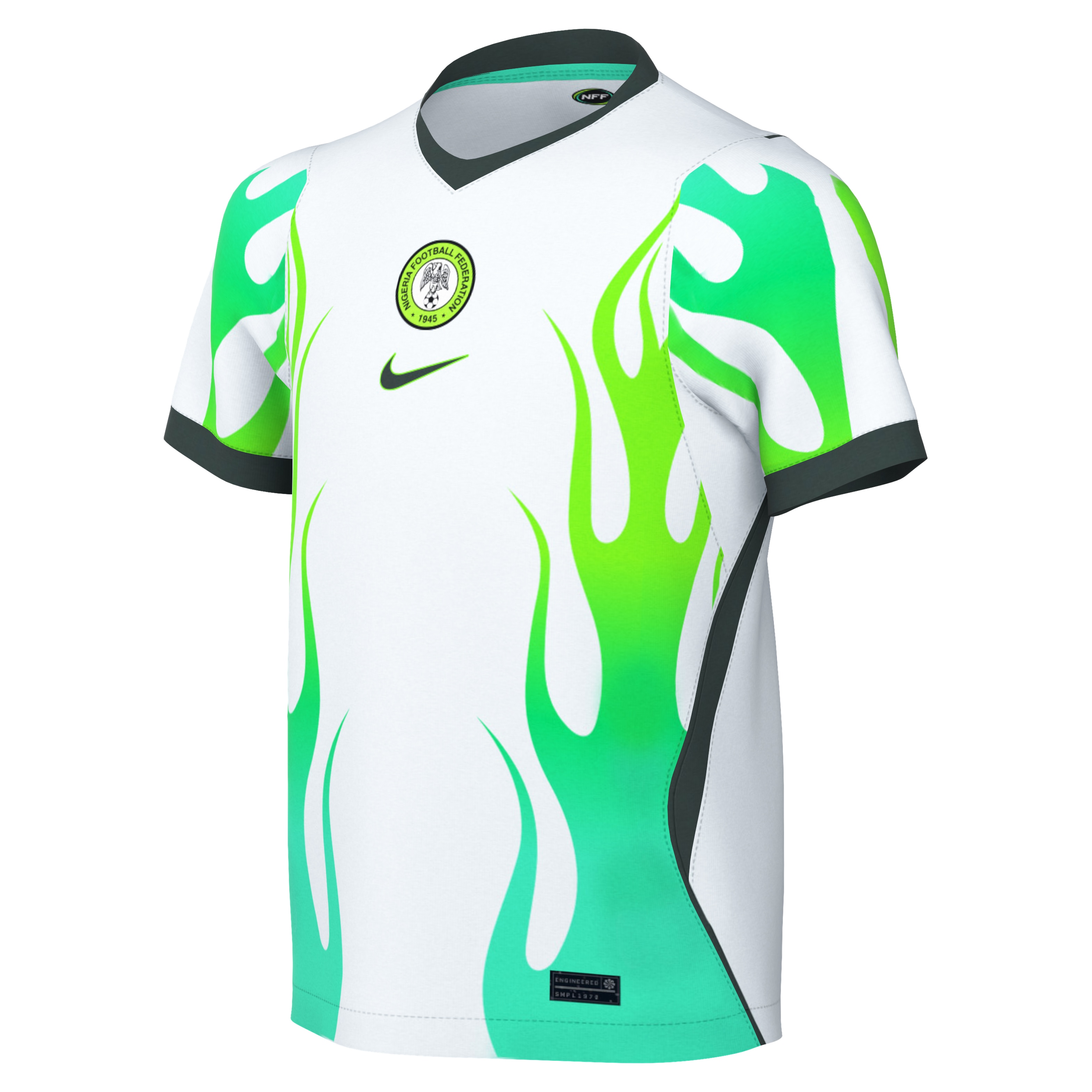 [LK] Nigeria National Team Youth 2026 Away Stadium Replica Jersey - White