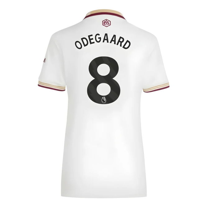 Arsenal 2025-2026 Home Soccer Jersey (Womens) (Odegaard 8) - Womens...