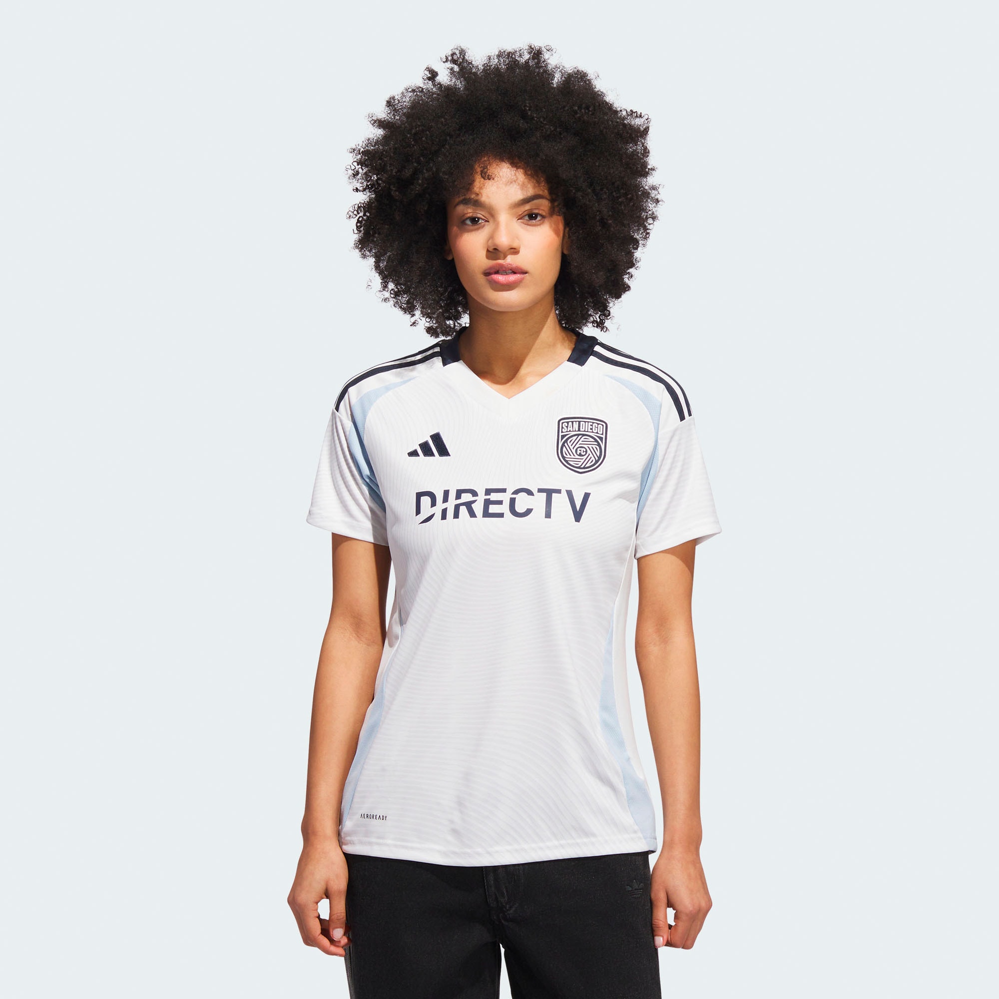 [SJH] Youth San Diego FC Women's 2025 Woven Into One Replica Jersey - White
