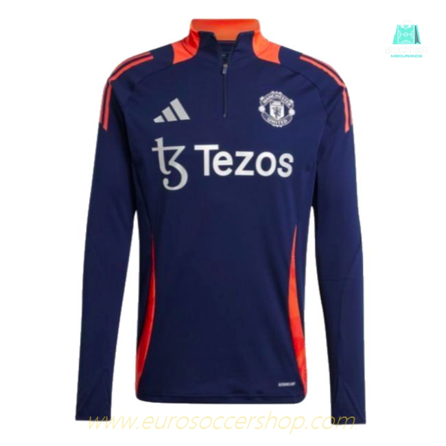 2024-2025 Man Utd Training Top (Night Indigo)