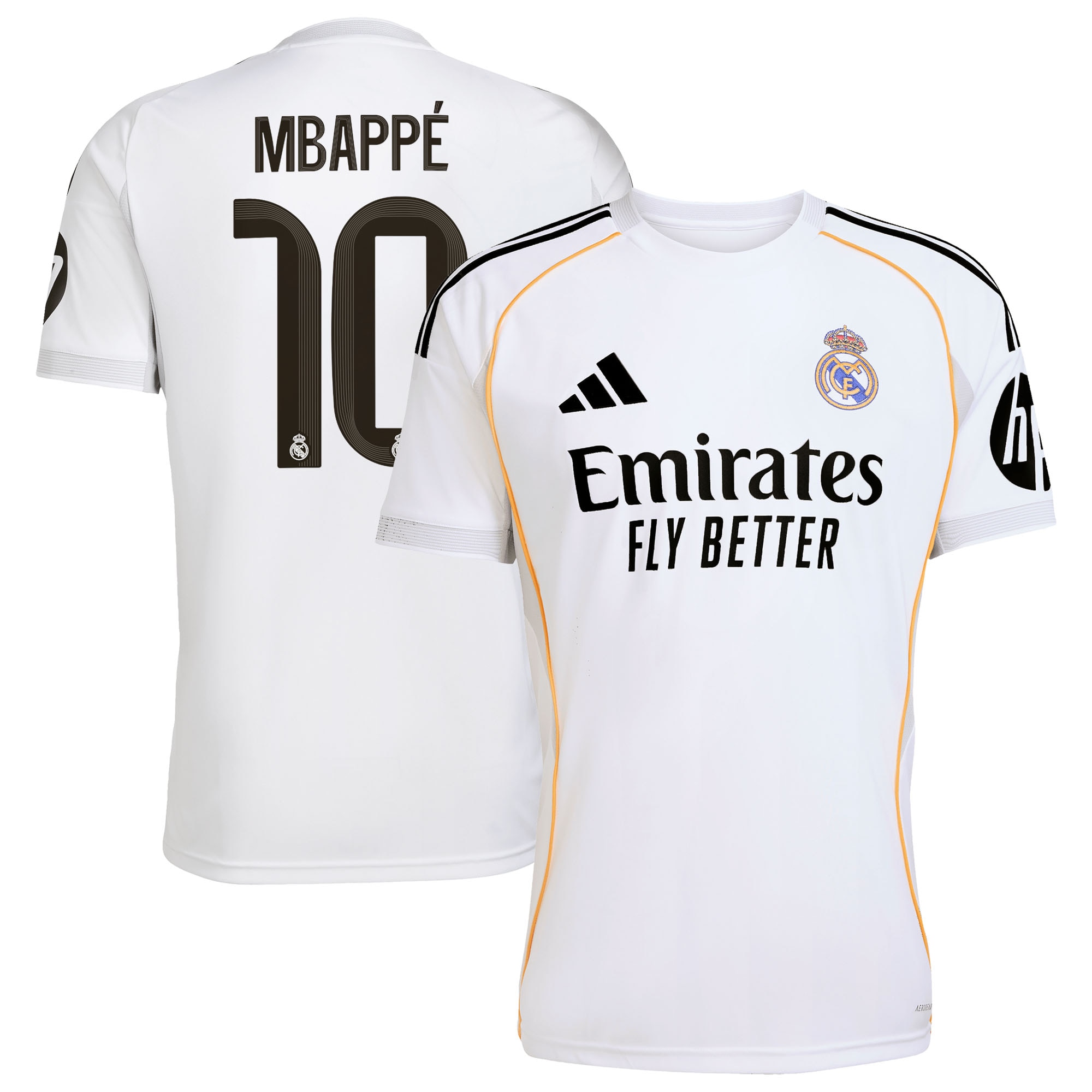 Real Madrid Men's 2025 Comfortable Replica Jersey - Soccer Jersey